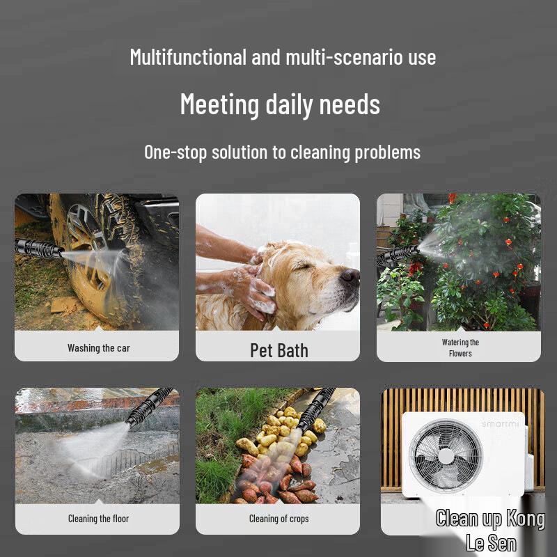 Pistol electric de spălare auto cu presiune înaltă fără fir cu baterie reîncărcabilă