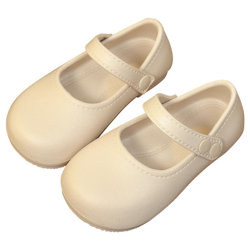 Girls' EVA Princess Shoes: Cute, All-Season School Style Moccasins with Soft Soles for Toddlers