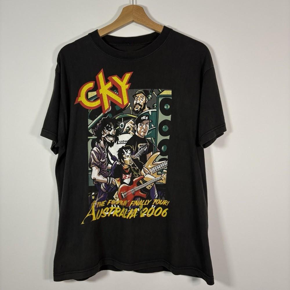 

New Vintage 2006 CKY Australian Tour Gift For Fans Unisex S-5XL Shirt SS1446 Unisex T-Shirt XL