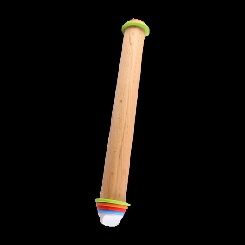 ZISIZ Beechwood Adjustable Rolling Pin