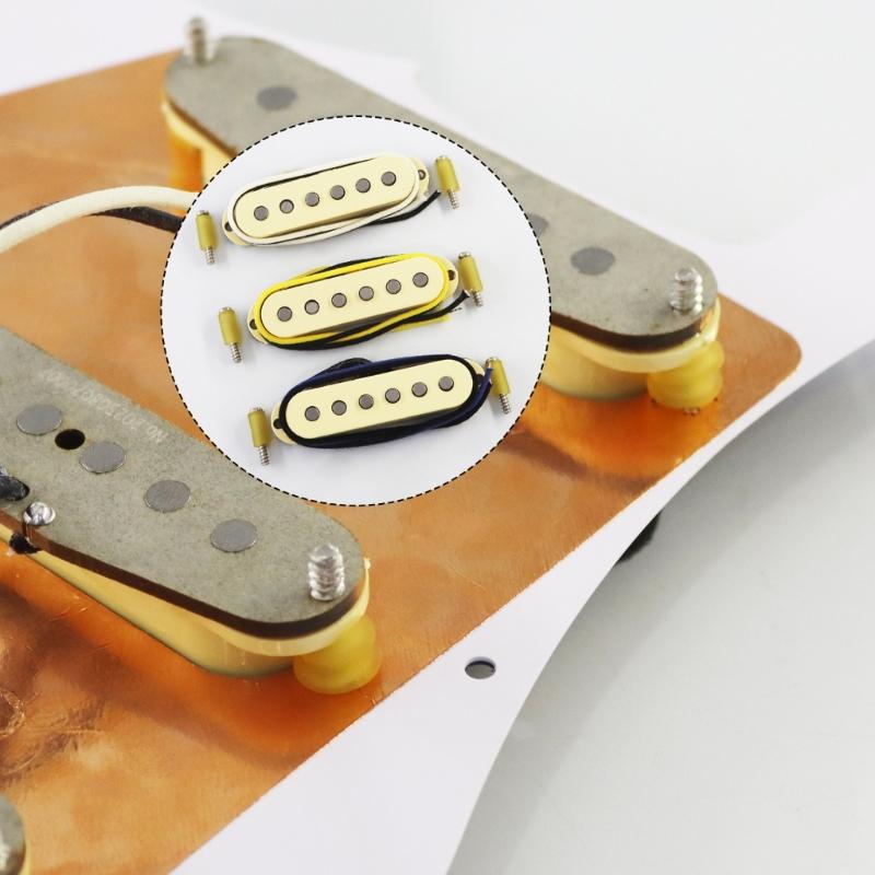 6 Strings Guitar Pickups Single Noise Reductions Pickups Single Coil Electric Guitar Pickup Neck and Bridge Guitar Parts