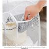 Large Capacity Household Laundry Basket Foldable Mesh Dirty Clothes Storage Basket Toy Storage Bag Bucket Bathroom Accessories
