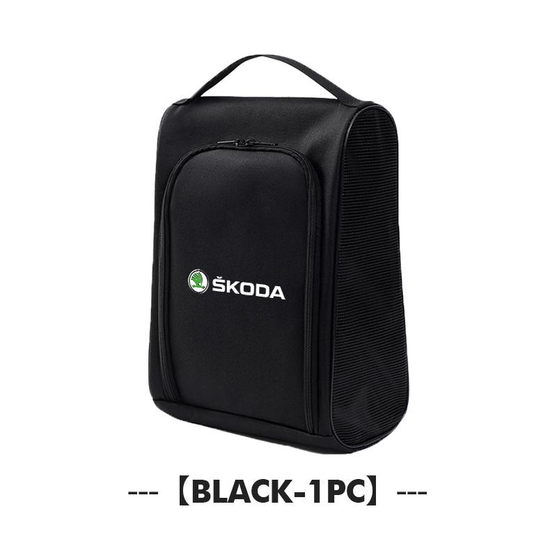 AAFO1 For Skoda Oxford Cloth Shoe Storage Bag Dustproof Portable Shoe Organizer Accessories Fabia 1 2 Octavia A7 RS Superb Rapid Yeti