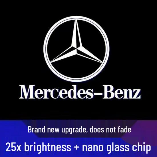 Lumină de bun venit din sticlă de cuarț Mercedes-Benz pentru Clasa E, Clasa C, Clasa S, GLC, GLE, GLA, GLS