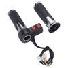 1Pair 3 Speed Gear Throttle Handle Grips for Electric Bicycle with Forward and Reverse Gear