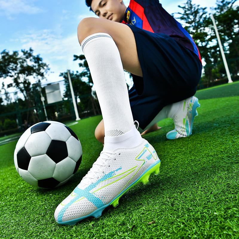 High Quality Professional Football Boots Men Outdoor FG/TF Non-slip Men's Soccer Shoes Original High Top Youth Football Sneakers