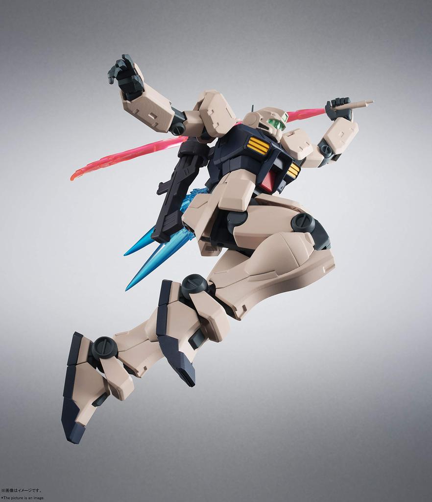 TAMASHII NATIONS ROBOT Spirits Mobile Suit Gundam 0083 Jim Kai 125mm malovaná pohyblivá figurka [SIDE MS] RGM-79C ver.. ANIME. Cca. ABS a PVC