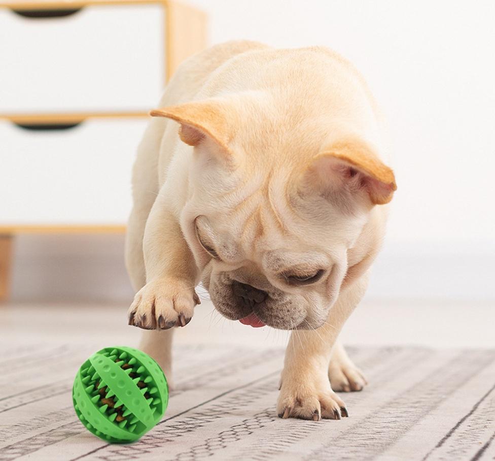 Dog Puzzle Toys Ball Nontoxic Durable Dog IQ Chew Toys for Puppy Small Large Dog Teeth Cleaning/Chewing/Playing