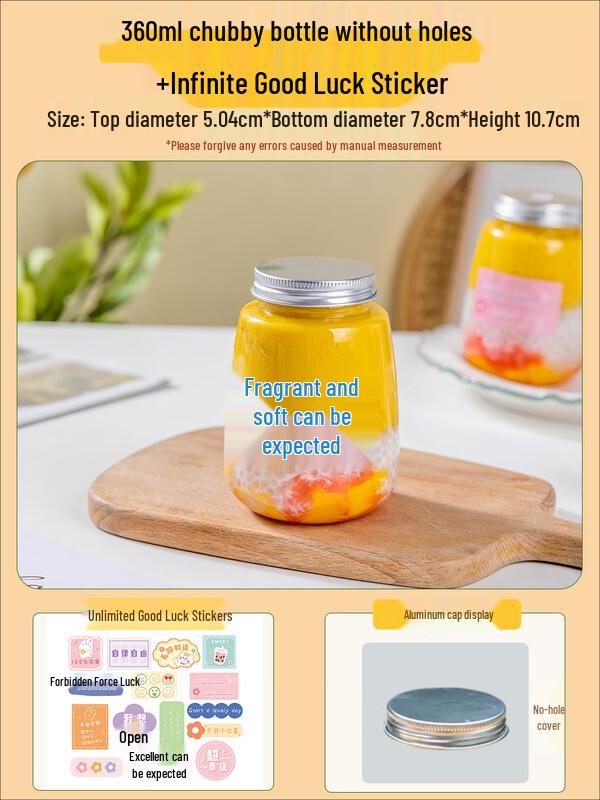 360ml Disposable Milk Tea Cups with Lids, 40 Sets