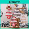 Charmante Kerst Houten Hanger Decoraties Voor Boom En Huisfeest