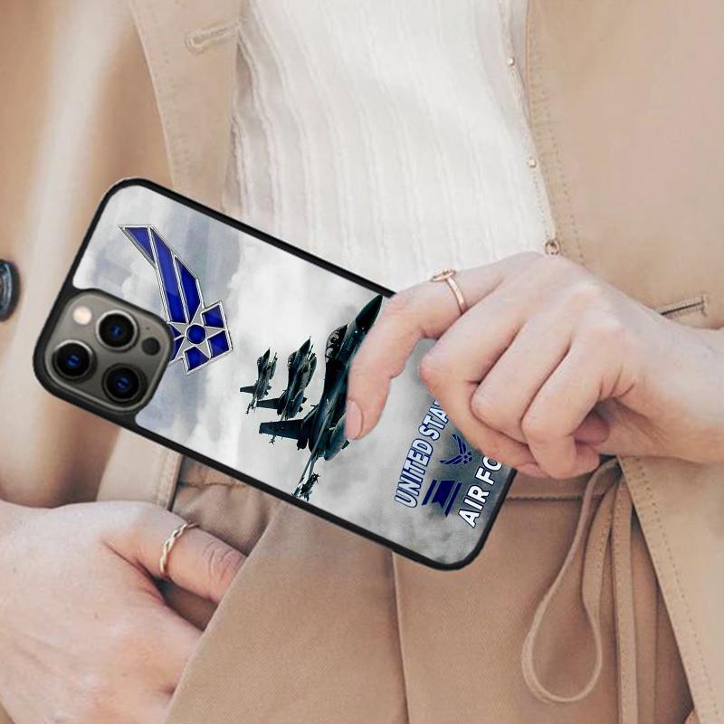 

United States Air Force Magnetic Phone Case For APPLE iPhone 17 Air 16 14 13 12 Pro Max 15 Plus Wireless Charge MagSafe Cover iPhone 13mini