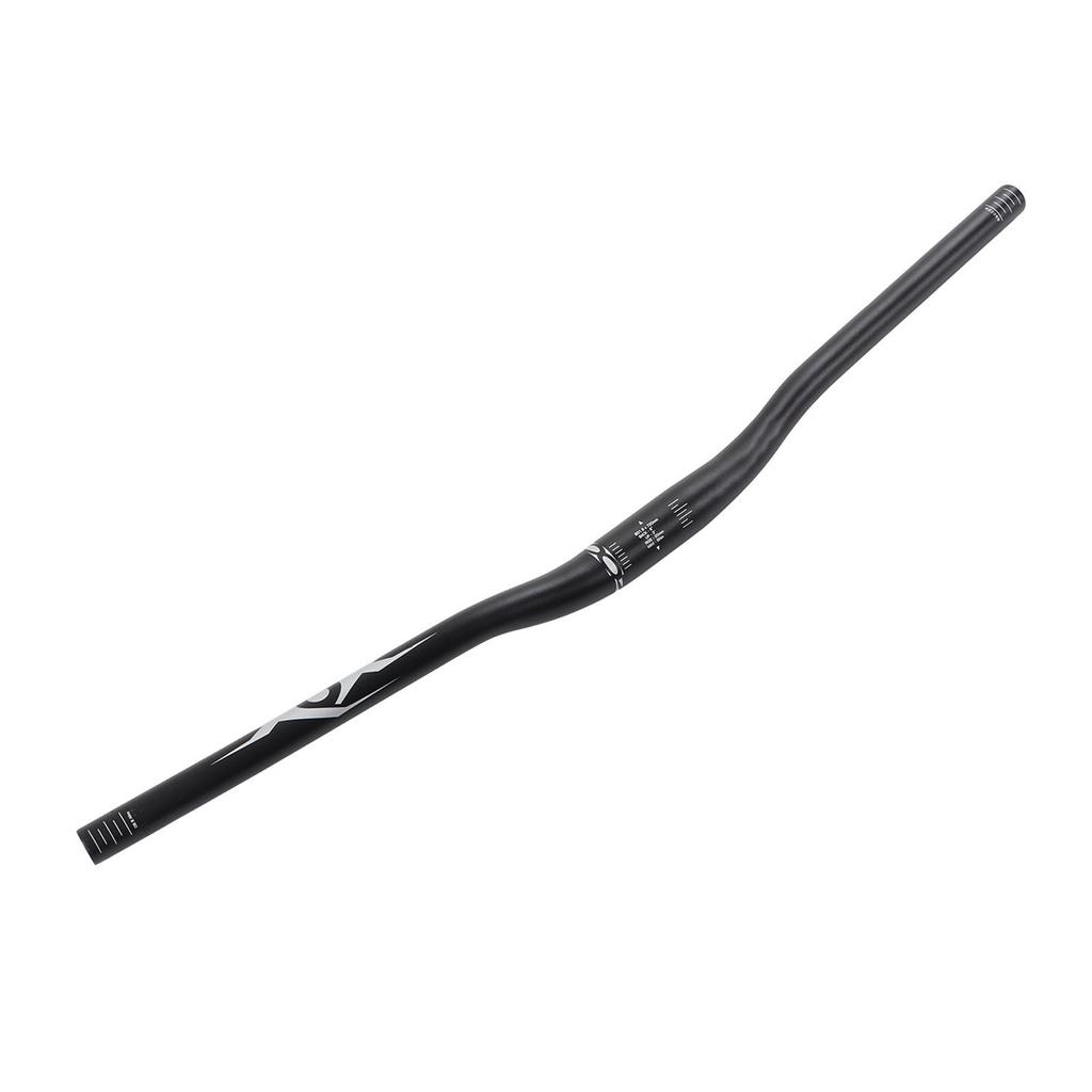 Mountain Bike Riser Handlebar Black Adjustable 720mm Aluminum Alloy Mountain Bike Handlebar for Bike