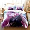 Kawaii Anime BOCCHI THE ROCK Gotou Hitori Bedding Set Single Twin Full Queen King Size Bed Set Adult Kid Bedroom Duvet Cover Set