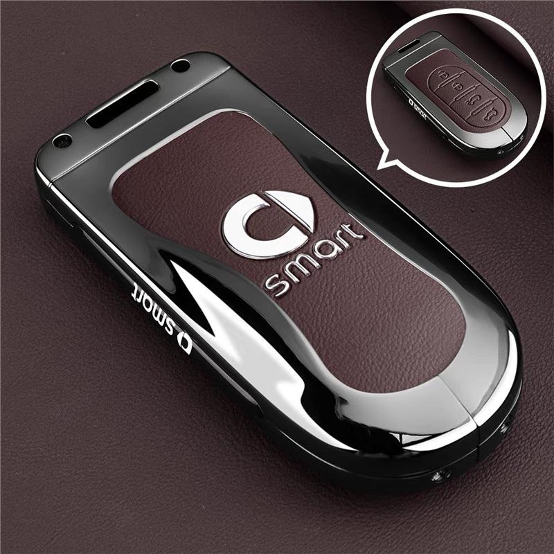 Compatible Mercedes Smart 5th Gen Key Case for 24/25 Models – Car Shell Buckle Pouch