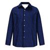 Men's Long Sleeve Plaid Shirt with Collar for Casual Daily Wear