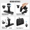 Steam Controller Stand for Desk Display, Black ABS Controller Holder for Storage and Display on a Gaming Desk for Daily Desk Use Area
