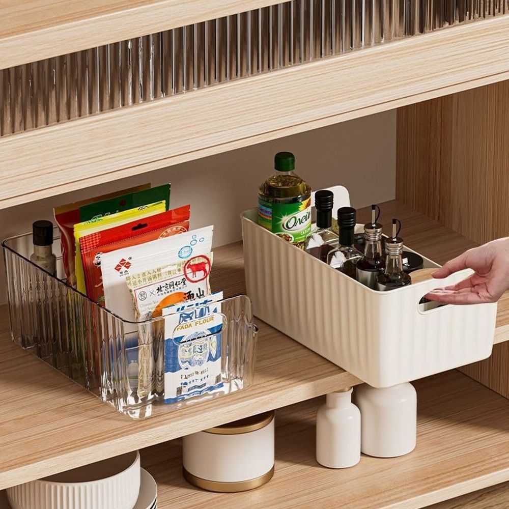 Versatile Organizer Bin Multi-Compartment Food Storage Organizer Storage Box Refrigerator