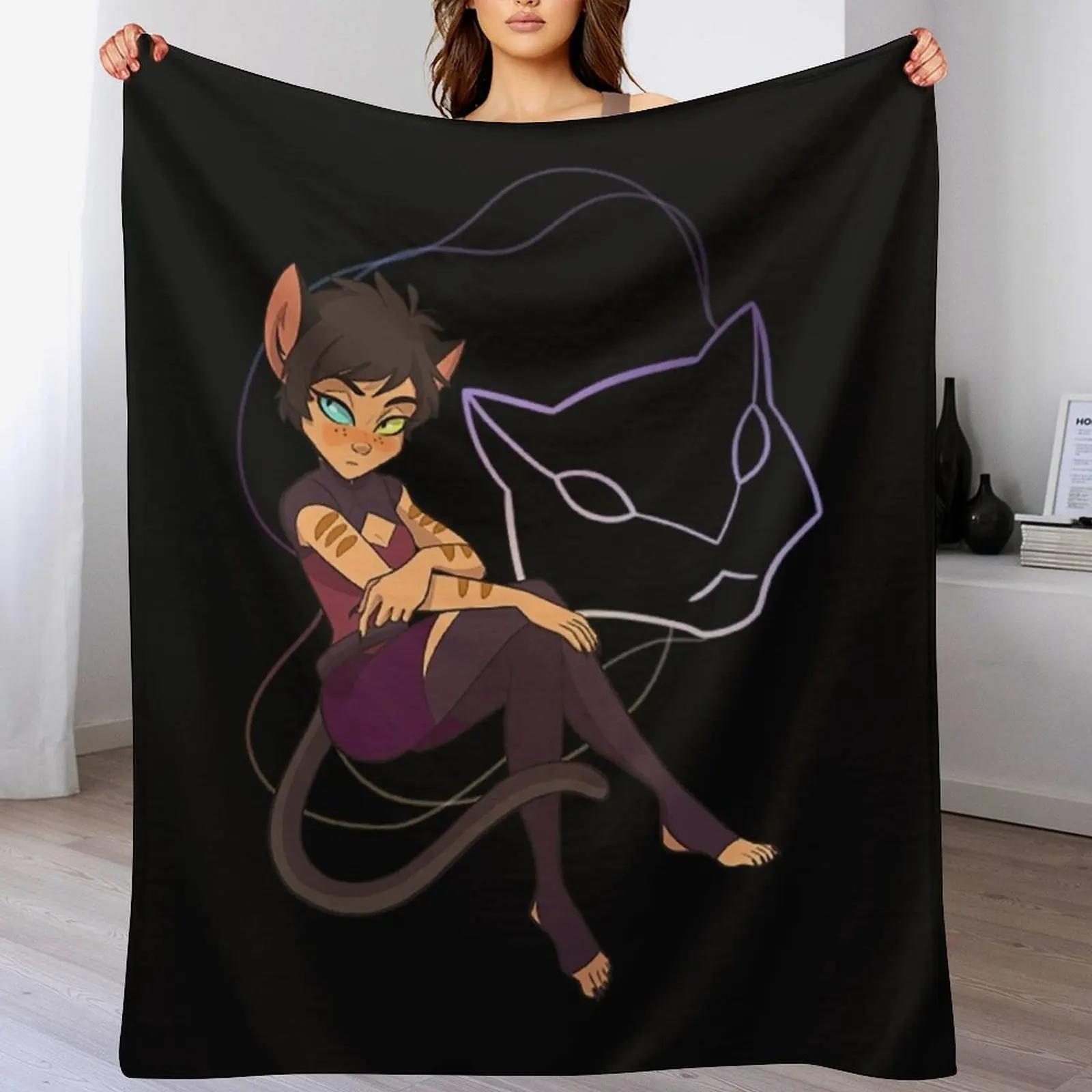 

Catra TShirtMelog Catra Throw Blanket Cozy Warm Blanket for Bed Room Decor 102x76cm(40x30in)