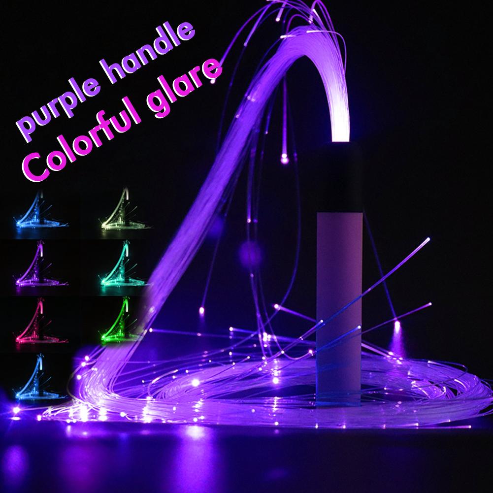 LED Fiber Whip, 360 ° Rotating Super Bright Carnival Toys, Evening Party Atmosphere Props