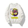 Super Marios Bros Cartoon Sweatshirt for Children Anime Figures Luigi Toad Bowser Yoshi Peach Cosplay Long Sleeved Tops