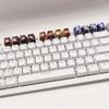 4Keys/Set R4 Keycap Hot Sublimate Key Cap Pbt Anime Cartoon Cute Custom Mechanical Keyboard Cap Decorative  Accessories
