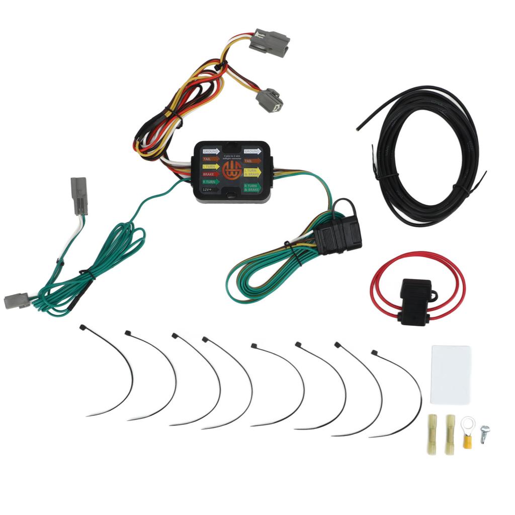 4 Pin Flat Trailer Wiring Harness Accessory Plug and Play Style Replacement for Ford Focus Sedan RS