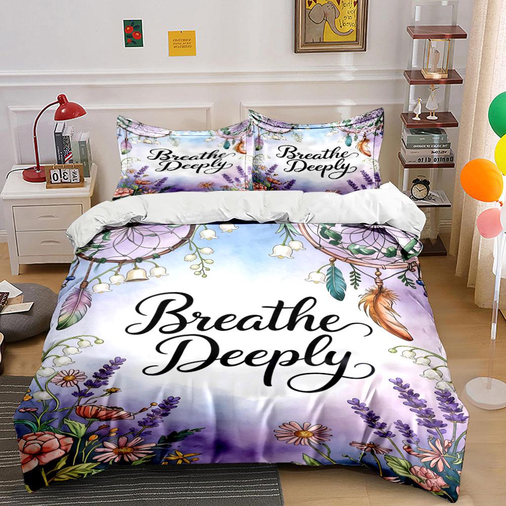 

Dreamcatchers, flowers, leafy stems. Bedding sets Duvet cover sets Duvet covers Pillowcases(1 * Duvet Cover 2 * Pillowcases without duvet insert) 135x200cm