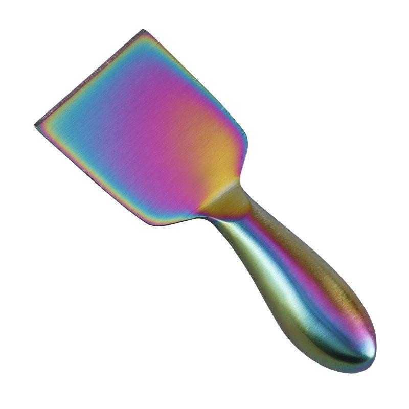 Stainless Steel Titanium Cheese Knife with Hollow Handle