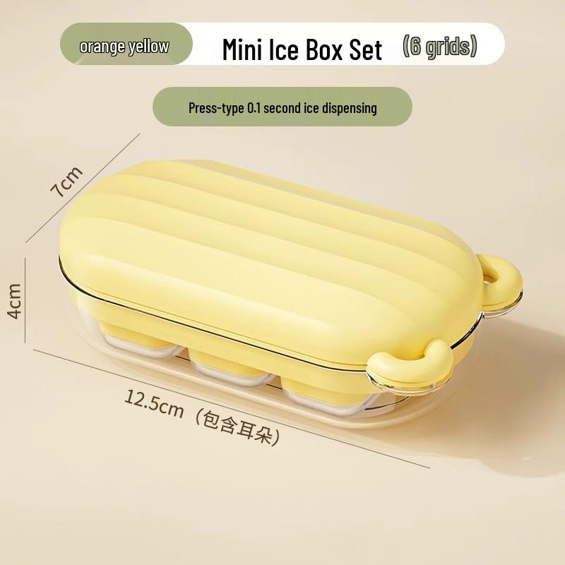 

6-Compartment Bear Ice Cube Mold with Lid - Easy Release, Odor-Free, Large Capacity for Summer