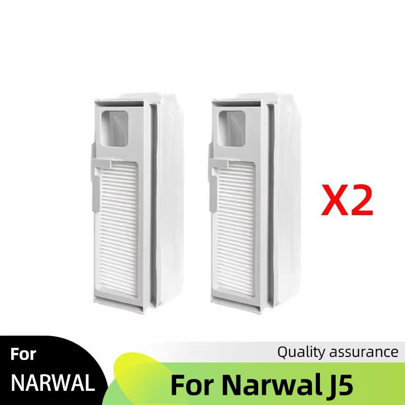 

Fit For Narwal J5 Spare Parts Main Side Brush Cover Hepa Filter Mop Cloth Dust Bag Accessories Consumables