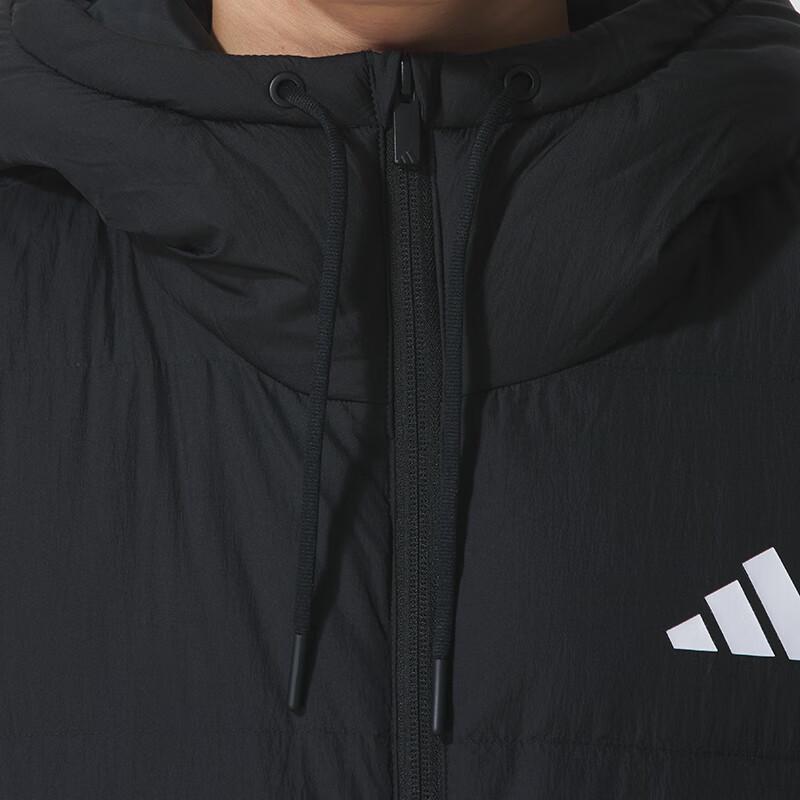 adidas Men's ESS 3S Padded Hooded Down Jacket