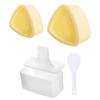 Onigiri Mold, 3Pcs Rice Mold Musubi Maker, Musubi Maker Press Mold, Triangle Rice Ball Mold Maker Sushi Mold for Kid Lunch Bento