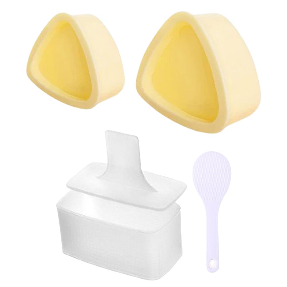 Onigiri Mold, 3Pcs Rice Mold Musubi Maker, Musubi Maker Press Mold, Triangle Rice Ball Mold Maker Sushi Mold for Kid Lunch Bento