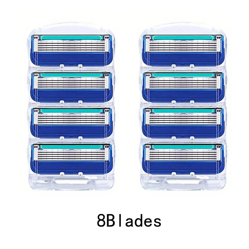 Knife Holder 5-layer Stainless Steel Manual Razor Blades Men Classic Razor Safety Cleansing Care Tool Body Facial Unhair