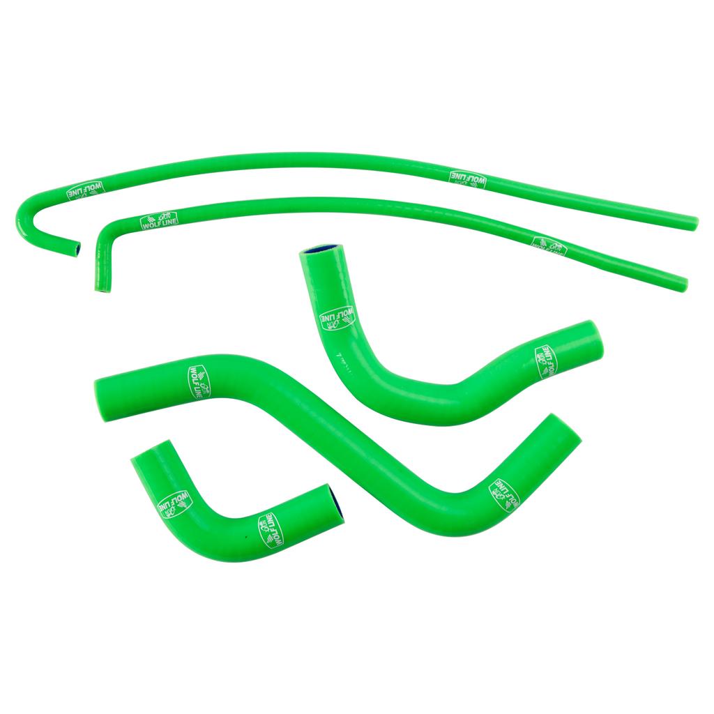 Silicone Radiator coolant Hose kit For Kawasaki Z900 Z900RS 2017-2025 Green