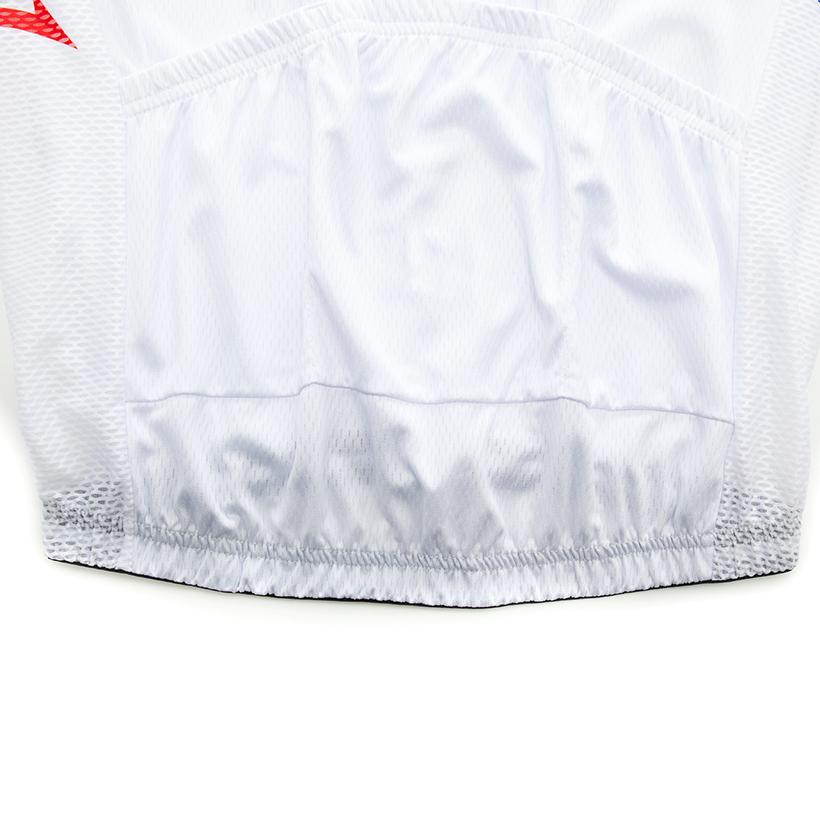Nueva Ropa Blanca de Ciclismo Jersey de Ciclismo EAU Mangas Largas Verano Maillot de Bicicleta Ropa Ciclismo Transpirable Camiseta de Bicicleta 3 Bolsillos