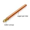 1Set Battery Spot Welding Pen Handheld Copper Belt 3mm Core DIY Point Touch Pen Thread Fixed For Battery Spot Welding