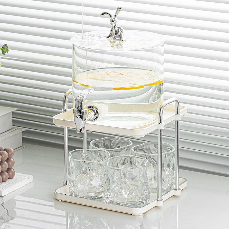 Changbaosen Glass Beverage Dispenser Set