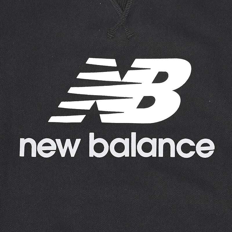 New Balance Sweatshirt Unisex Black AMT41356-BK