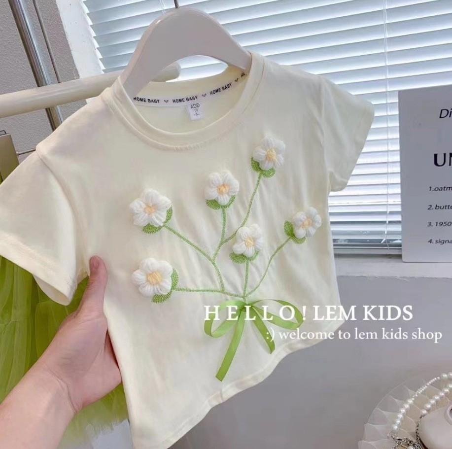 Adorable 2024 Summer New Girls Set Cute Lace Top And Trendy Korean Denim Shorts For Ages 3 To 8