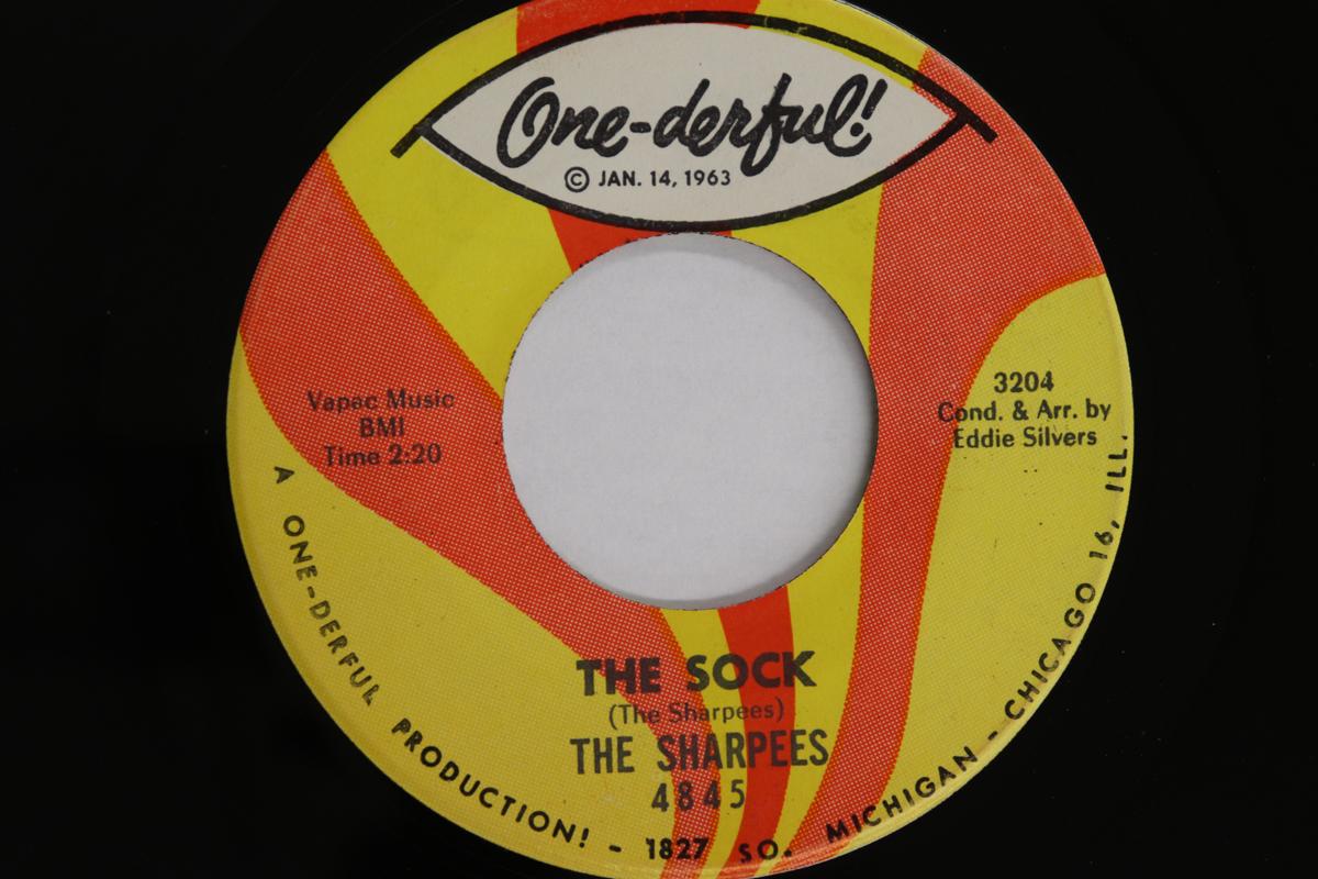 

7inch Record SHARPEES - Sock / My Girl Jean 4845 ONE-DERFUL 1966 US Soul/Funk Used