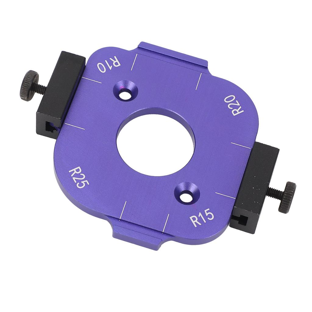 Round Corner Radius Template R10 R15 R20 R25 Anodized Aluminum Alloy Router Corner Jig for