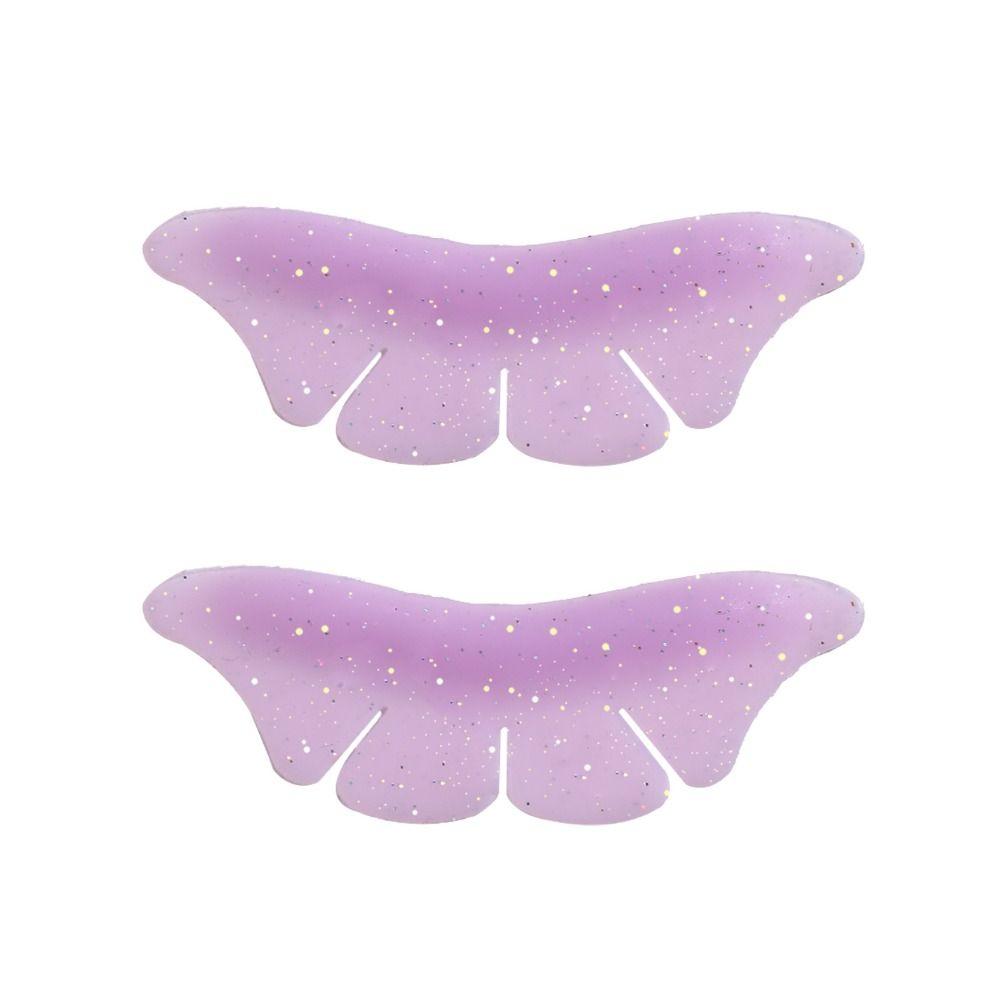 Glitter Lash Lifting Pads Butterfly Shaped Eyelash Shims  Eyelash Accessories