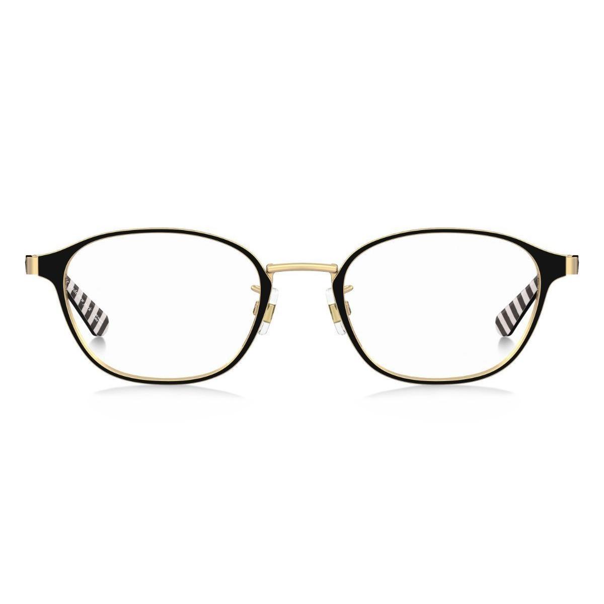 Used [Kate Spade New York] Kate Spade Date Glasses MCCOY/FJ 47 Size Black Titanium Frame Ladies Stylish Non Prescription Glasses Yellow Sand Pollen