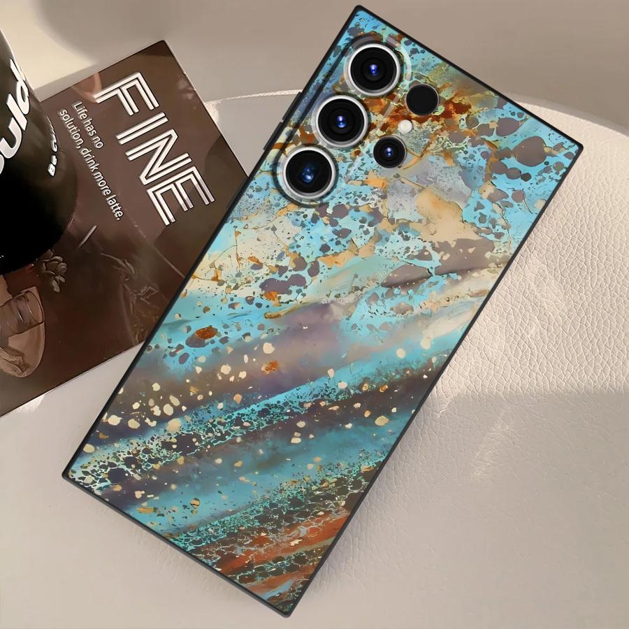 Funda Phone Cover Case for Samsung Galaxy S21 S25 Ultra S9 S20 S22 S23 FE S24 Plus Retro Rust Marks