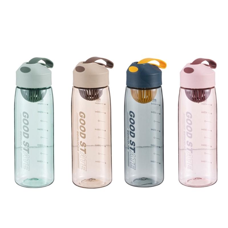 Lightweight Plastic Water Bottles Travel Leakproofs Drinkings Bottles Outdoor Sport Water Bottles With Filter Mugs Drinkware