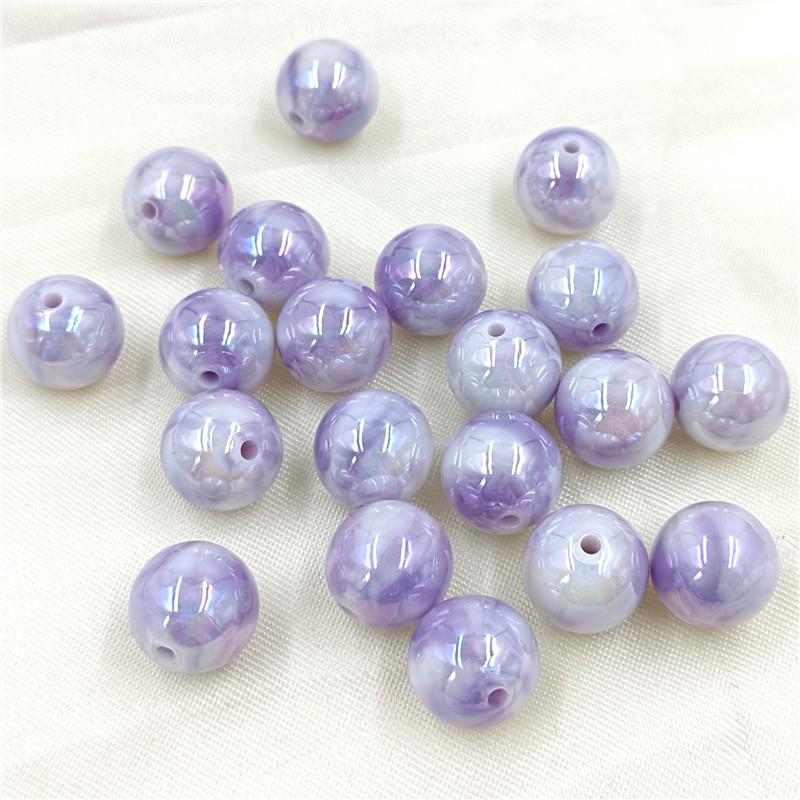 

Главная Товары для вечеринок Ювелирные изделия Аксессуары УФ 10 шт. Акриловые ослепительные круглые бусины молочные конфеты бисерные материалы мода двухцветный креатив