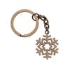 Merry Christmas Keychain Letter Charm Holiday Key Holder 28mm Ring