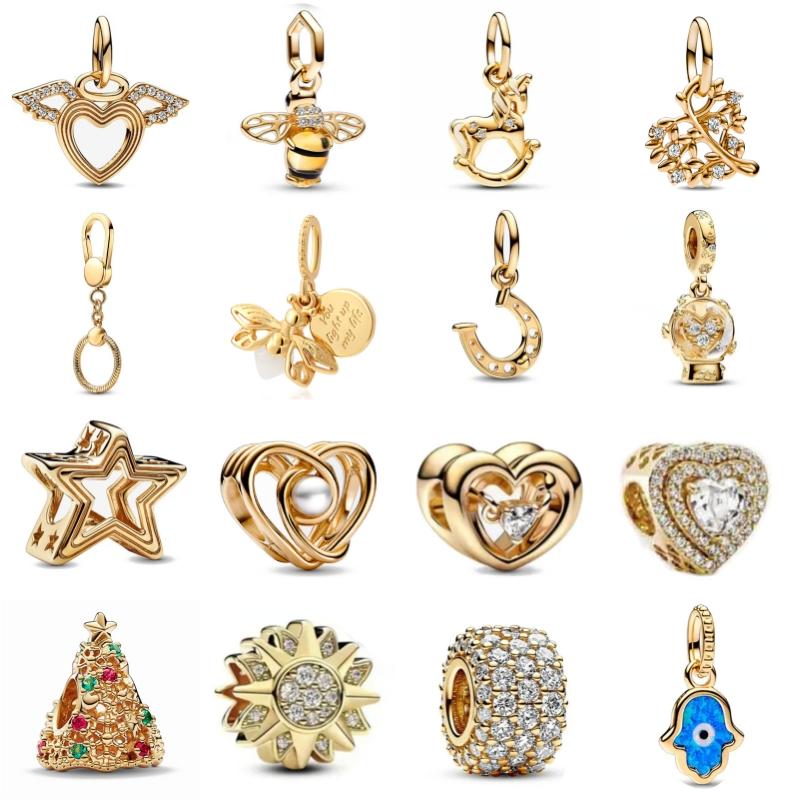 Fine Copper And Rose Gold Plated Sun Crown Pendat Fit Original Bracelet Trinket Necklace Jewelry Sunflower Charms