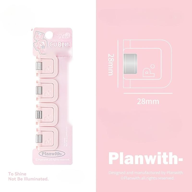 

Mini Clips Suitable for Office, Cute Fastener Paper Clips with Reliable Binding, Mini Document Organizers for Notebooks